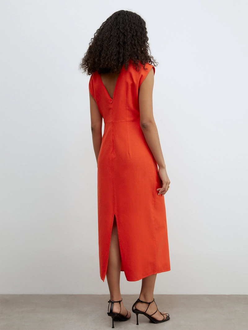VESTIDO MUJER SFERA LINO - 3