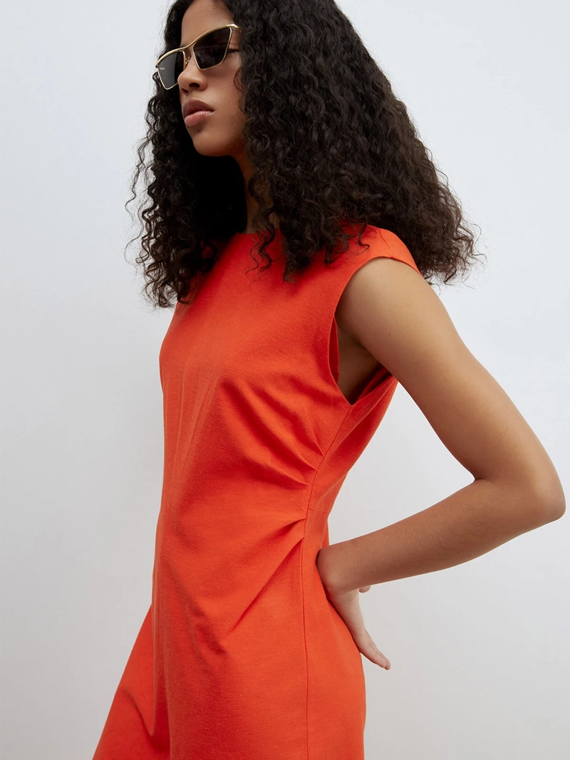VESTIDO MUJER SFERA LINO - 4