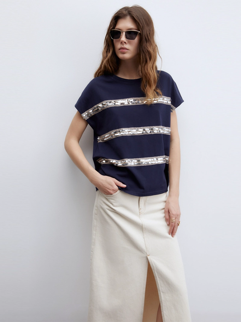 POLERA MUJER SFERA ALGODÓN