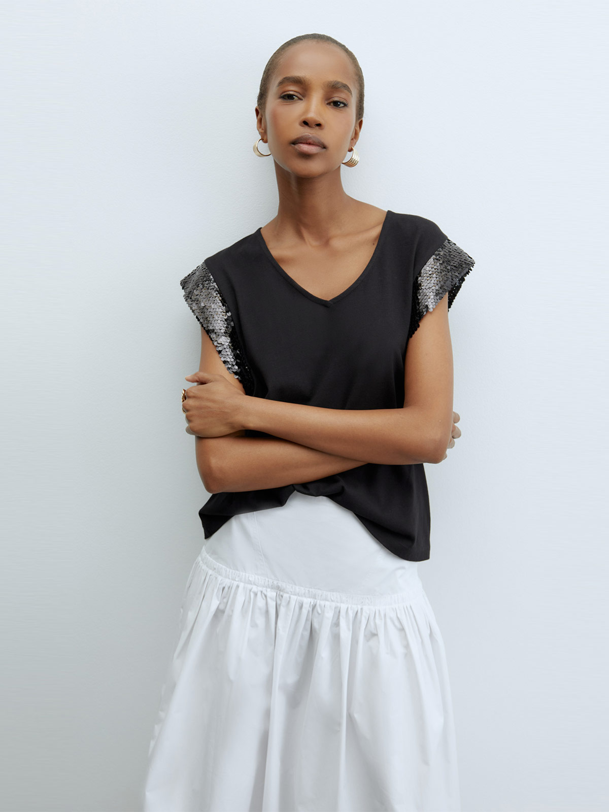 POLERA MUJER SFERA ALGODÓN