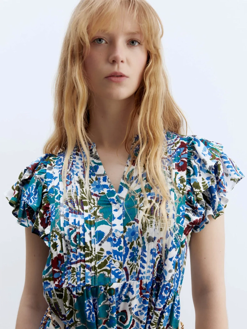 VESTIDO MUJER SFERA MIDI CAMISERO - 2