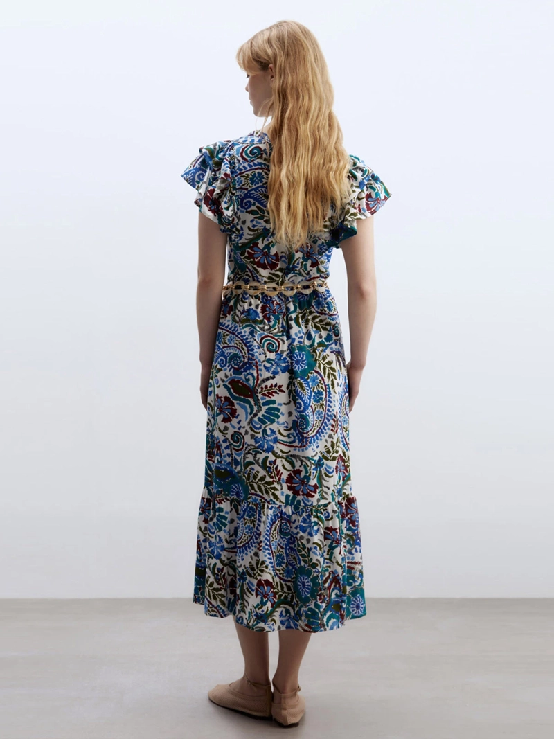 VESTIDO MUJER SFERA MIDI CAMISERO - 5