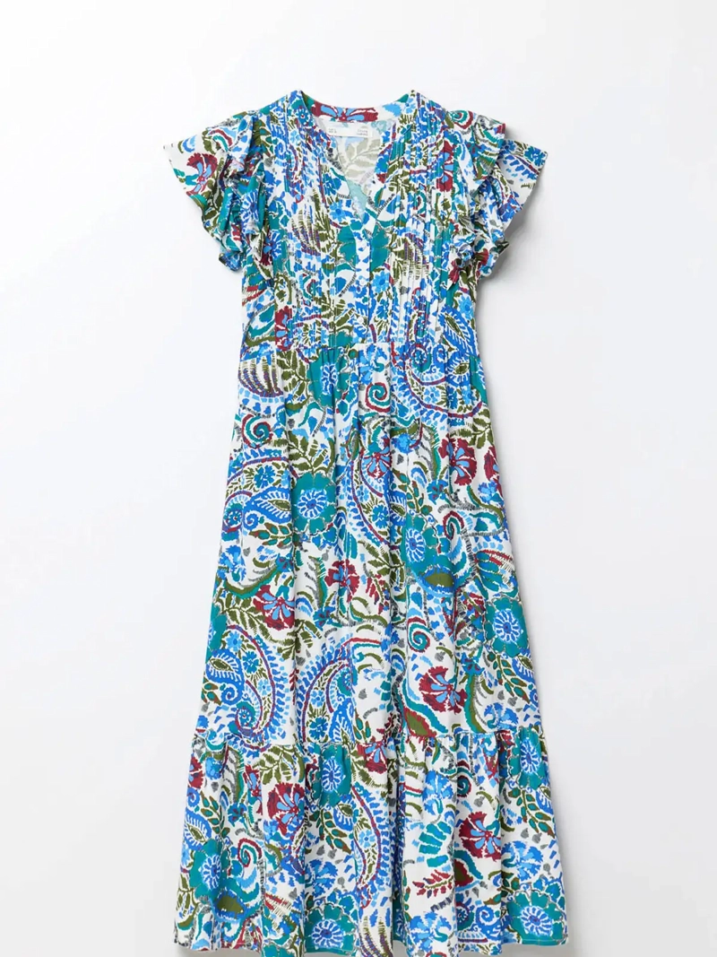 VESTIDO MUJER SFERA MIDI CAMISERO - 7