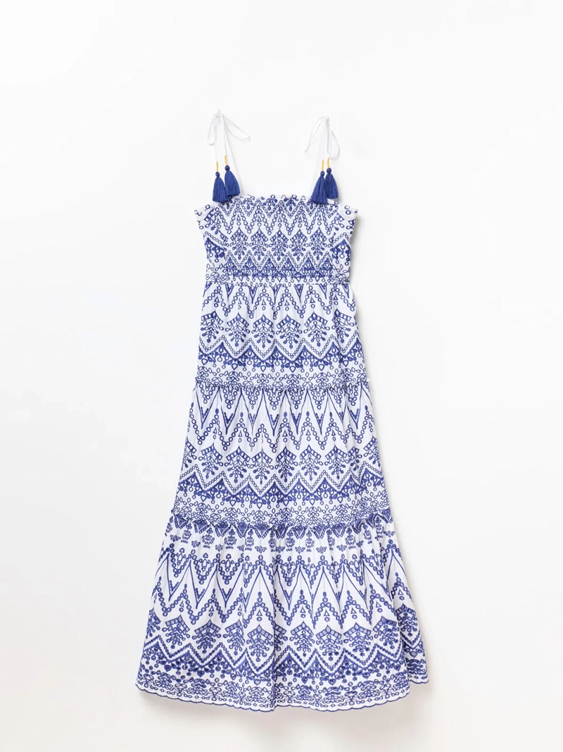 VESTIDO MUJER SFERA ALGODÓN LARGO - 6