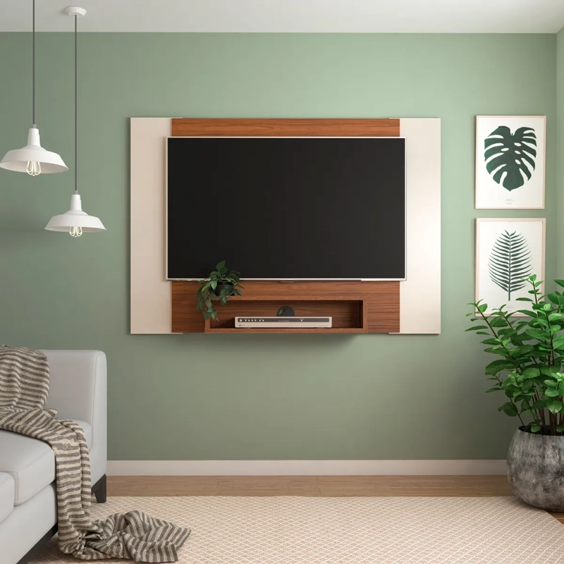 PANEL TV EXIT CINE 47" CEDRO BLANCO NATURAL - 6