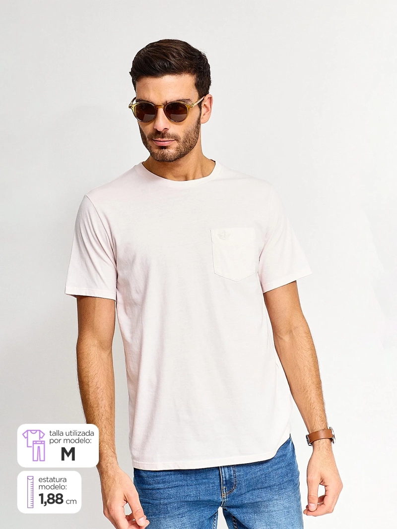 POLERA HOMBRE DOCKERS ALGODÓN MANGA CORTA