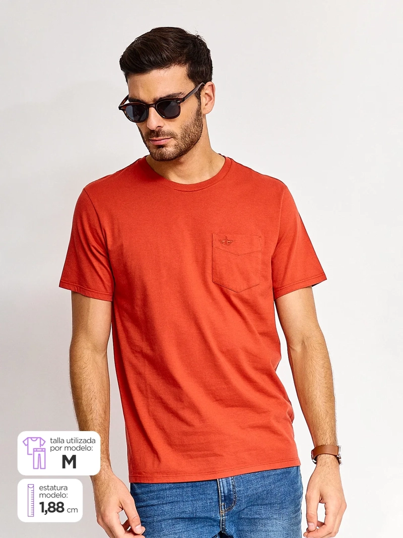POLERA HOMBRE DOCKERS ALGODÓN MANGA CORTA - 1
