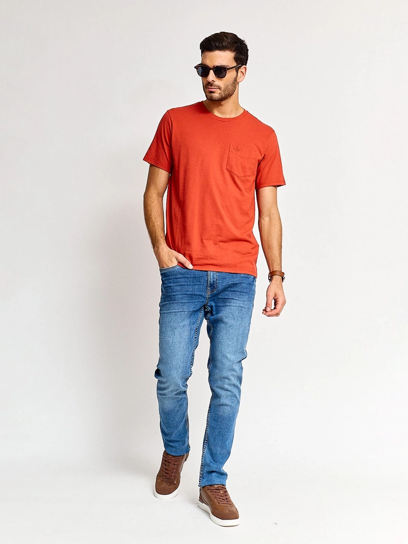POLERA HOMBRE DOCKERS ALGODÓN MANGA CORTA - 4