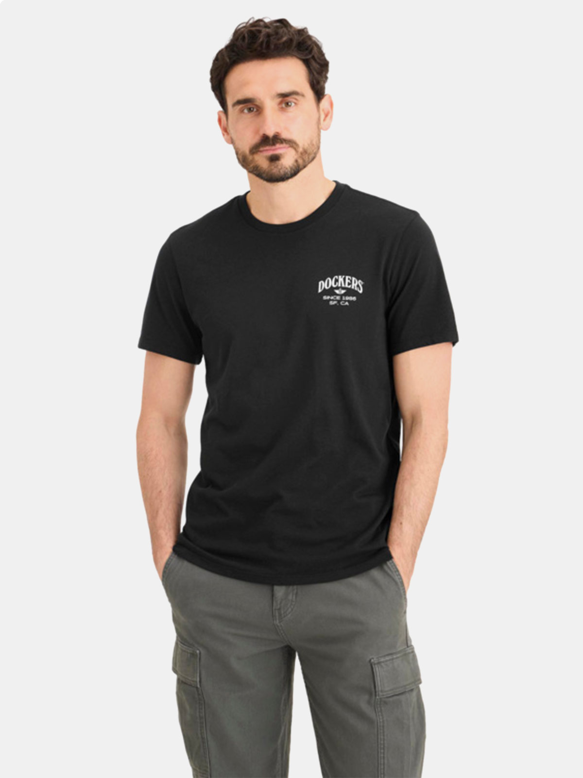 POLERA HOMBRE DOCKERS MANGA CORTA - 1