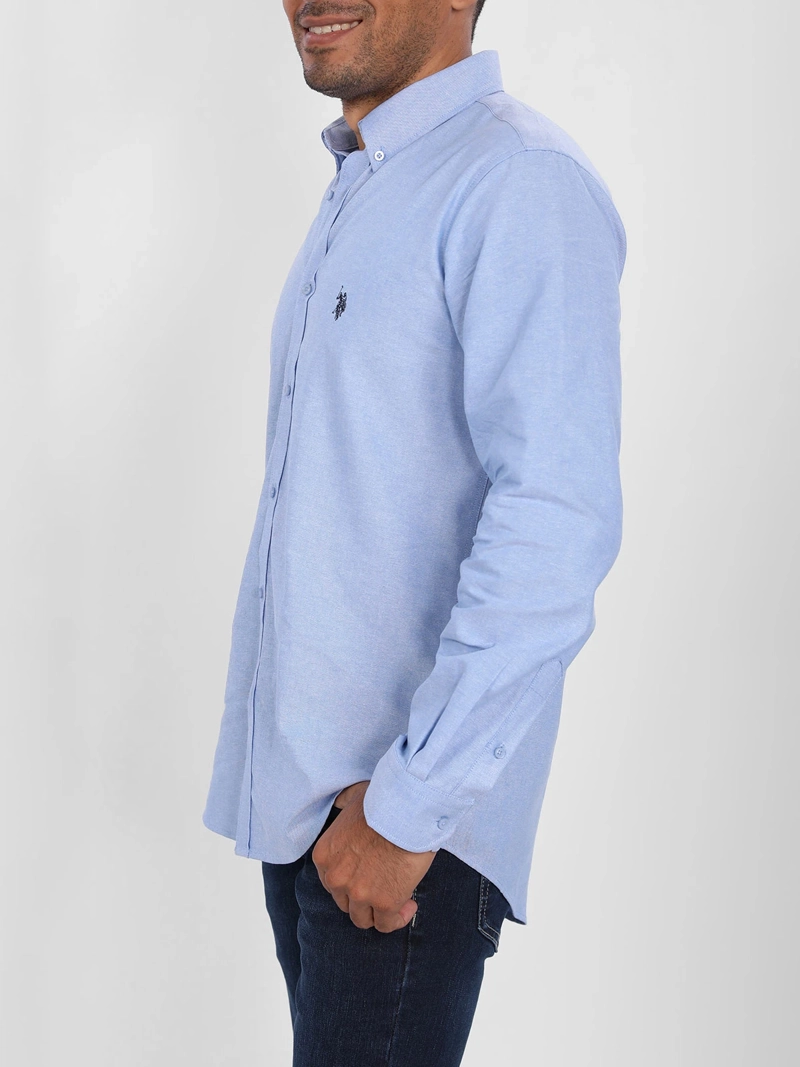 CAMISA HOMBRE US POLO ASSN ALGODÓN MANGA LARGA - 2