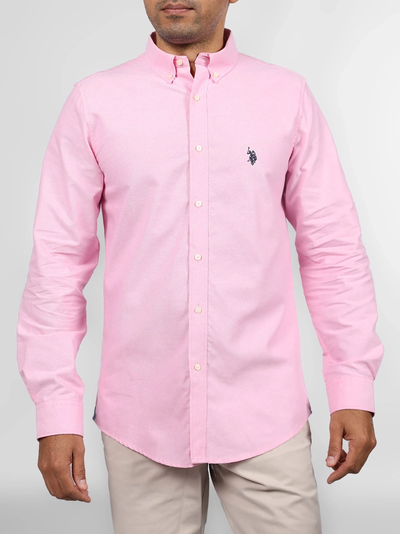 CAMISA HOMBRE US POLO ASSN ALGODÓN MANGA LARGA - 1