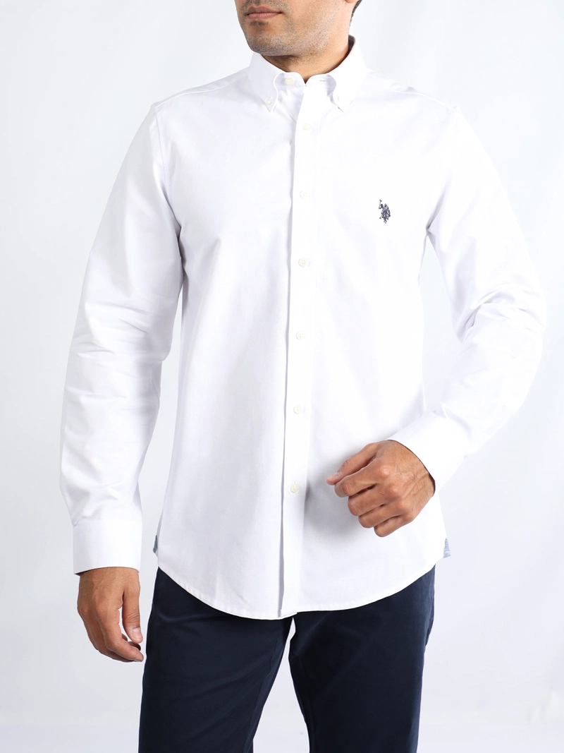 CAMISA HOMBRE US POLO ASSN ALGODÓN MANGA LARGA - 1