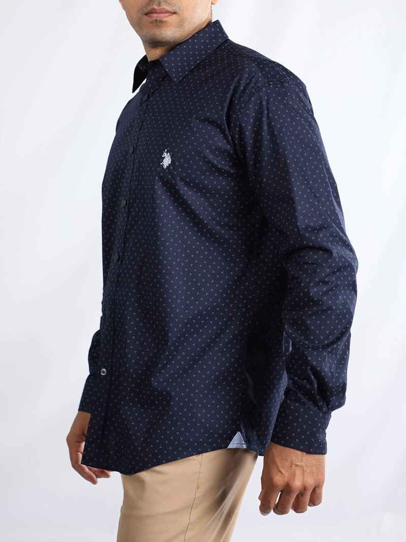 CAMISA HOMBRE US POLO ASSN ALGODÓN MANGA LARGA - 2