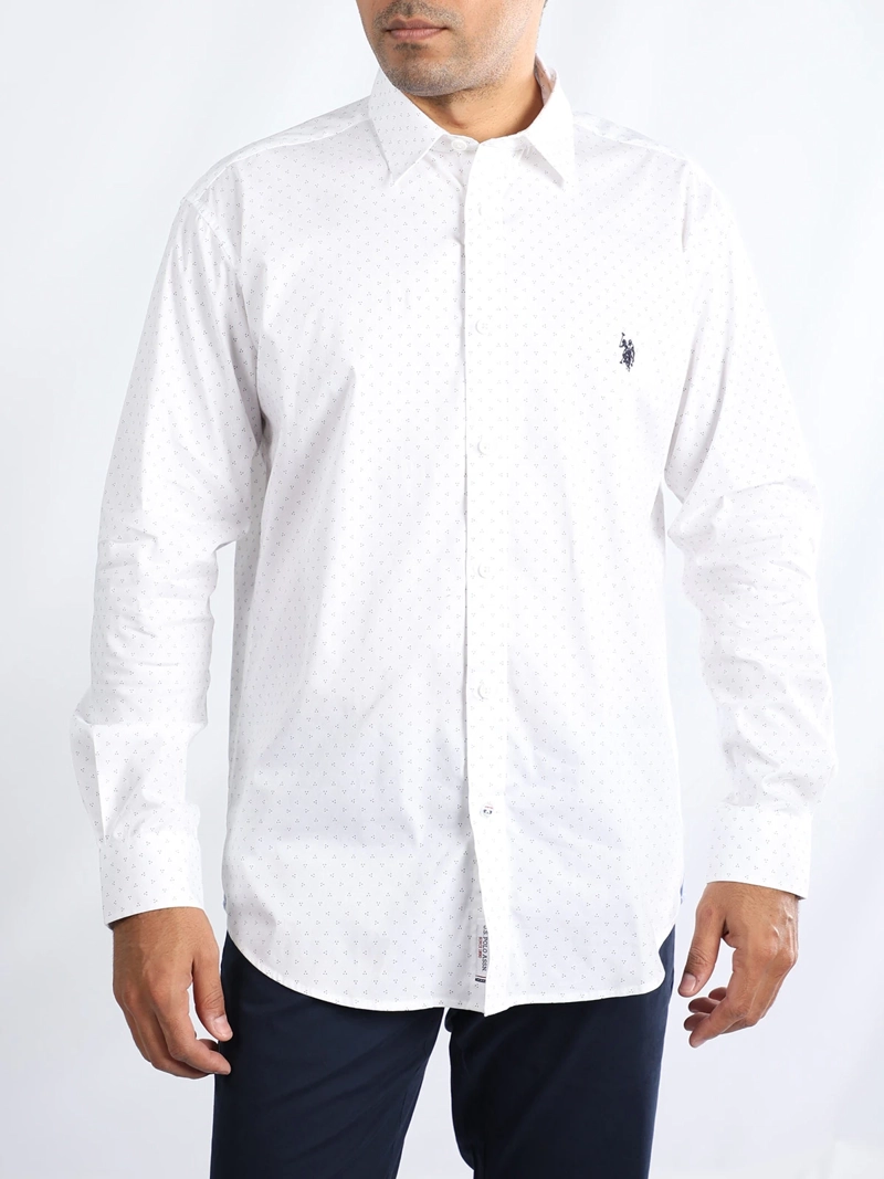 CAMISA HOMBRE US POLO ASSN ALGODÓN MANGA LARGA - 1