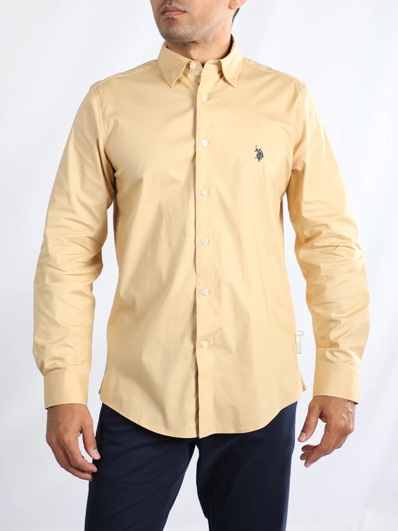 CAMISA HOMBRE US POLO ASSN ALGODÓN MANGA LARGA - 1