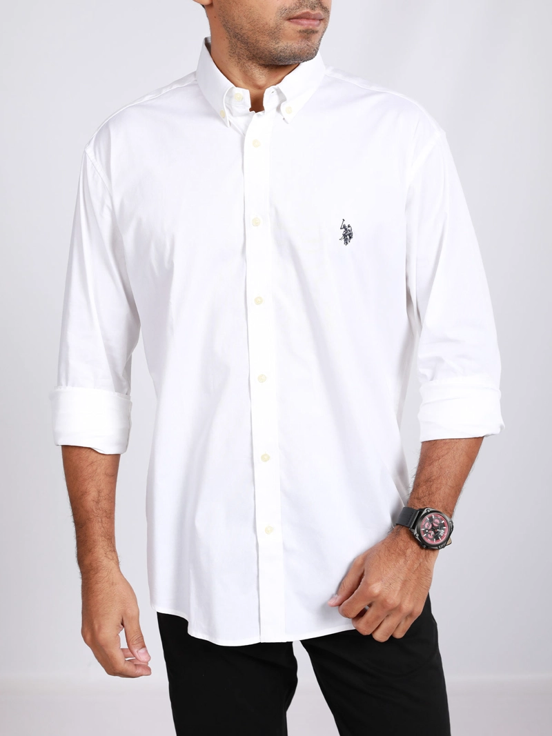 CAMISA HOMBRE US POLO ASSN ALGODÓN MANGA LARGA - 1