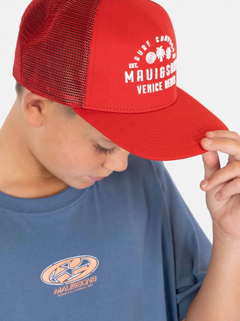 POLERA MANGA CORTA NIÑO MAUI & SONS 5AV786-MV + JOCKEY - 3