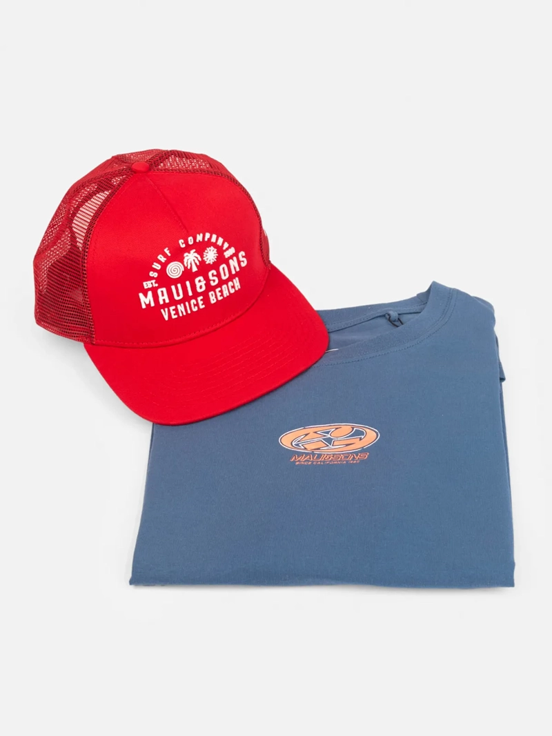 POLERA MANGA CORTA NIÑO MAUI & SONS 5AV786-MV + JOCKEY - 4