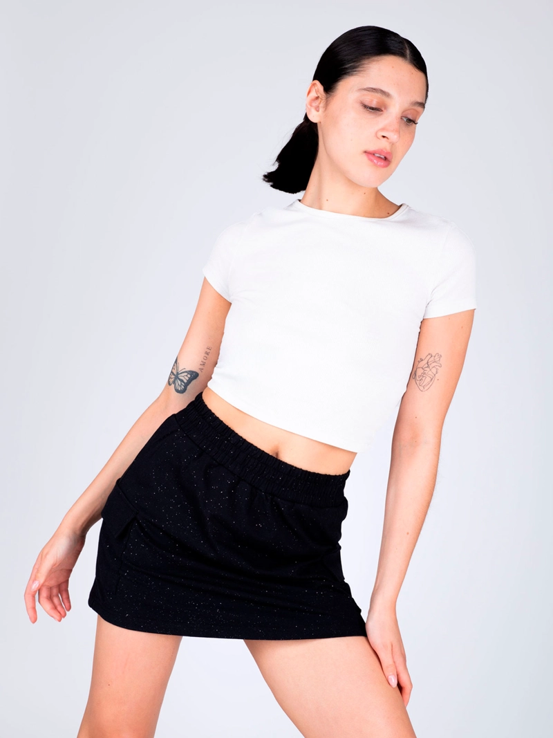 FALDA MUJER EVERLAST ALGODÓN BAOBAB - 3