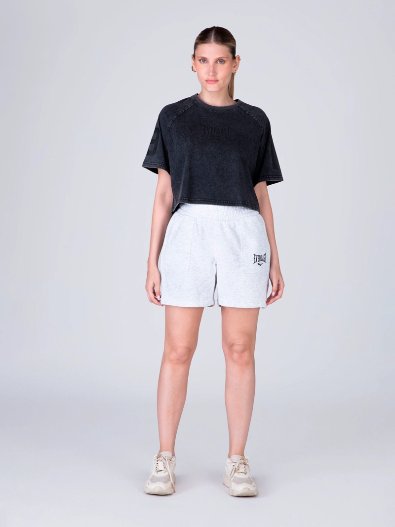 POLERA MUJER EVERLAST ALGODÓN MANGA CORTA - 1