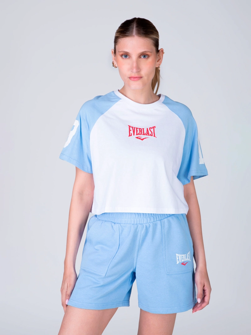 POLERA MUJER EVERLAST ALGODÓN MANGA CORTA - 2