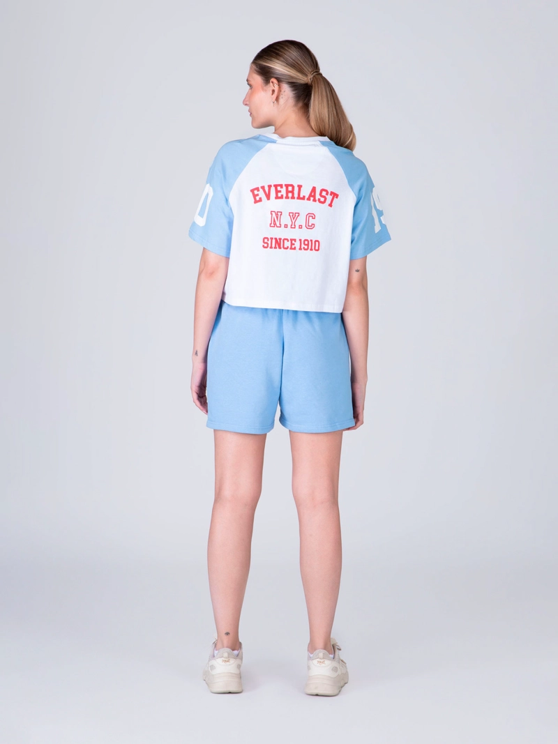 POLERA MUJER EVERLAST ALGODÓN MANGA CORTA - 4