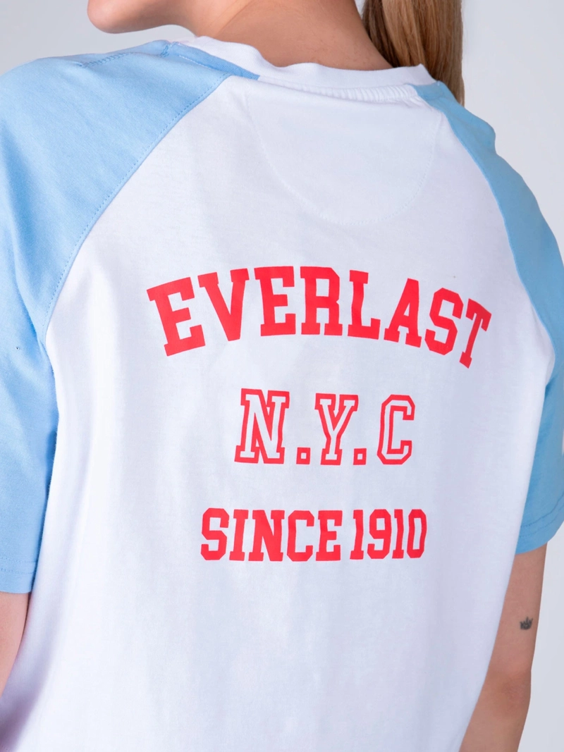 POLERA MUJER EVERLAST ALGODÓN MANGA CORTA - 5