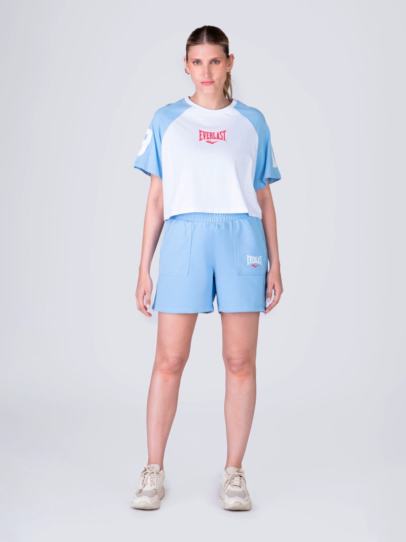 EVERLAST POLERA MUJER EVERLAST ALGODÓN MANGA CORTA