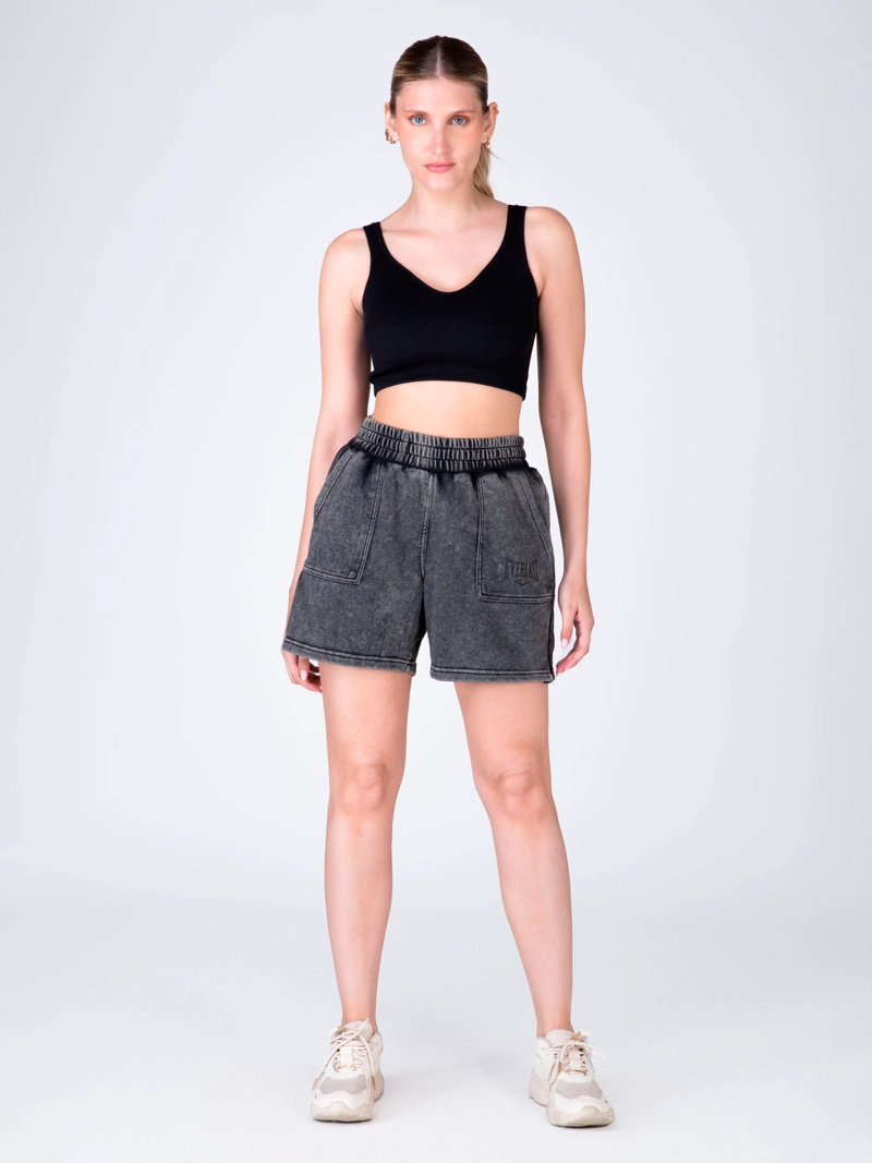 SHORT MUJER EVERLAST ALGODÓN  - 1