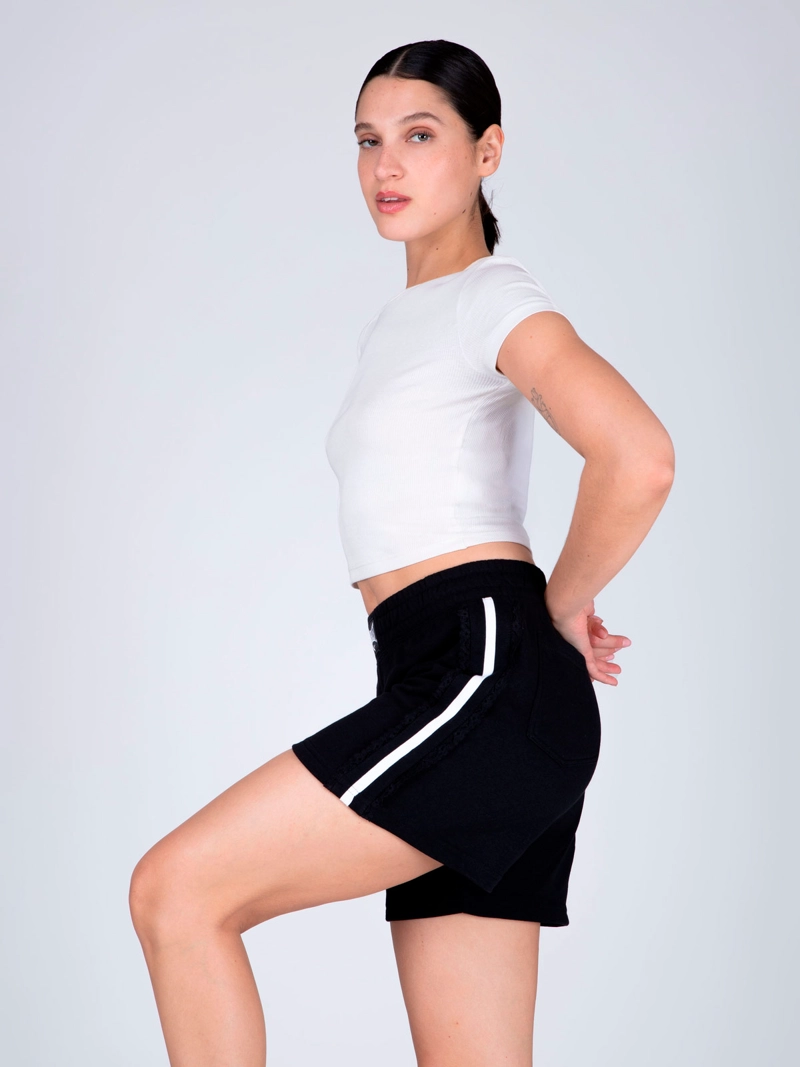 SHORT MUJER EVERLAST ALGODÓN LACE - 1