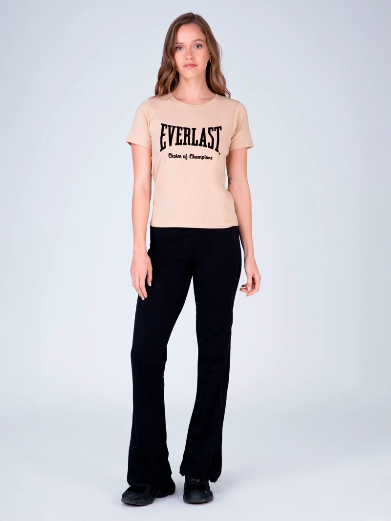 POLERA MUJER EVERLAST ALGODÓN MANGA CORTA - 1