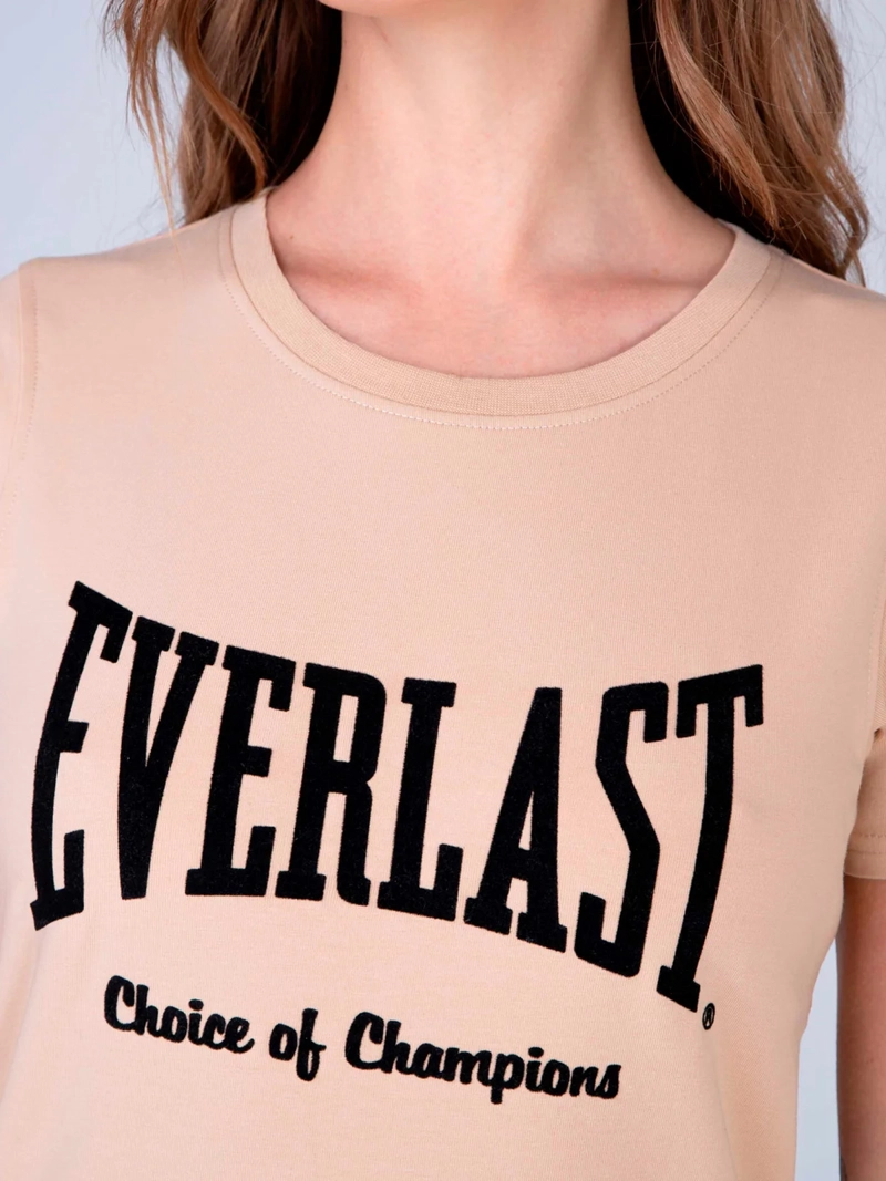 POLERA MUJER EVERLAST ALGODÓN MANGA CORTA - 5