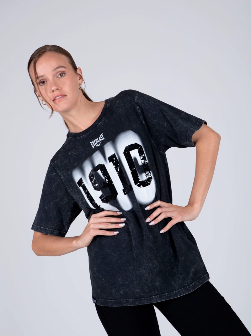 POLERA MUJER EVERLAST ALGODÓN MANGA CORTA - 2