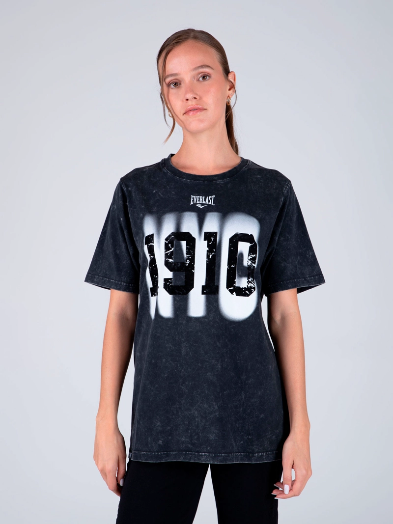 POLERA MUJER EVERLAST ALGODÓN MANGA CORTA - 3
