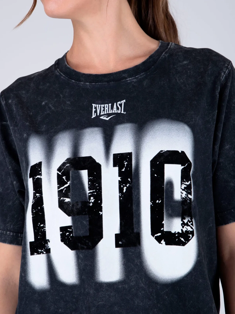 POLERA MUJER EVERLAST ALGODÓN MANGA CORTA - 5