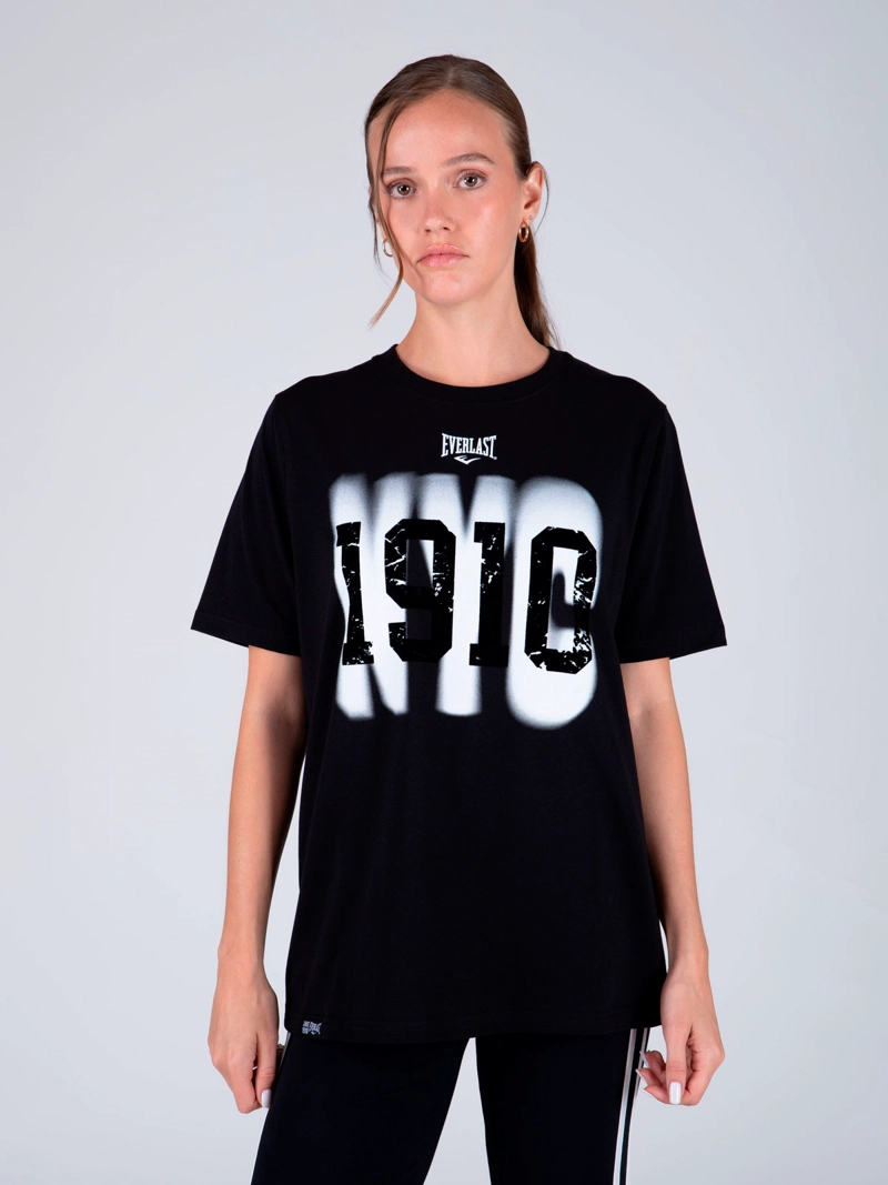 POLERA MUJER EVERLAST ALGODÓN MANGA CORTA - 3