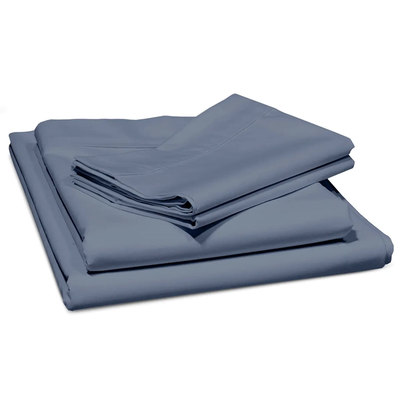 JUEGO DE SÁBANAS ANDES LISA 144H 2 PLAZAS AZUL - 2