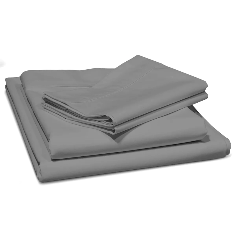 JUEGO DE SÁBANAS ANDES LISA 144H 2 PLAZAS GRIS - 2