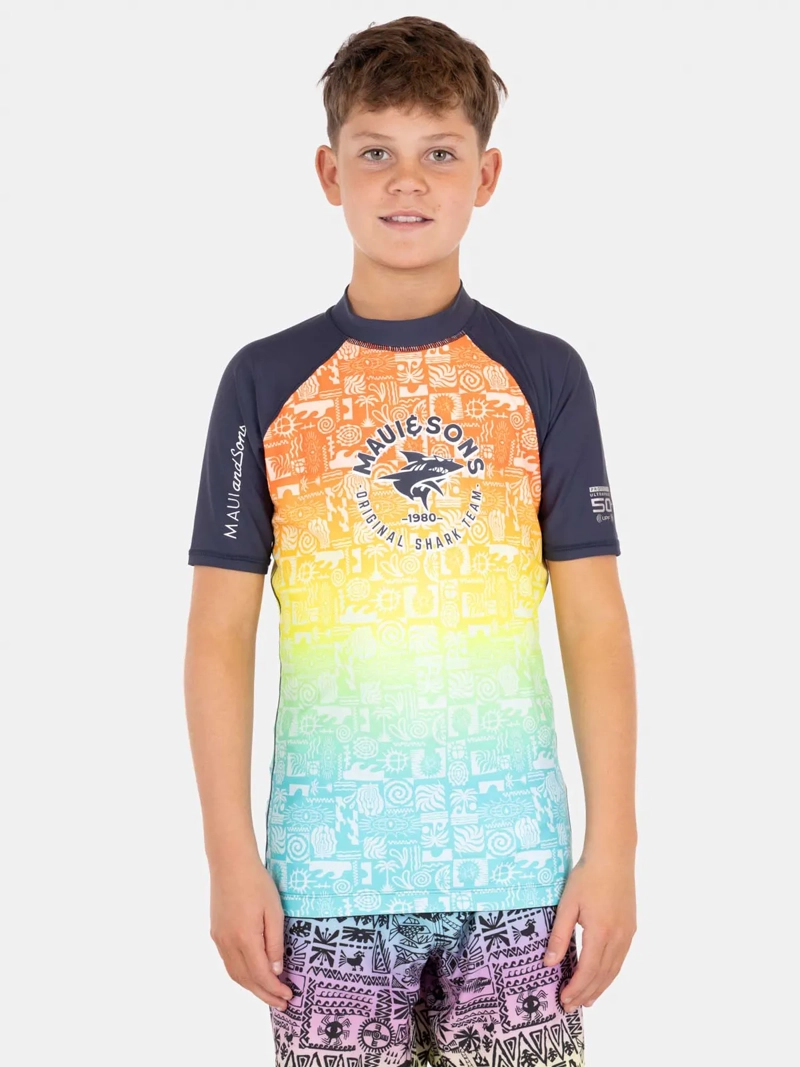 POLERA MANGA CORTA NIÑO MAUI & SONS FILTRO UV 5P765-MV - 2