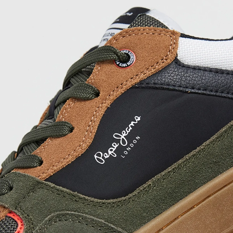 ZAPATILLAS HOMBRE PEPE JEANS  VERDE KORE SKATE - 5
