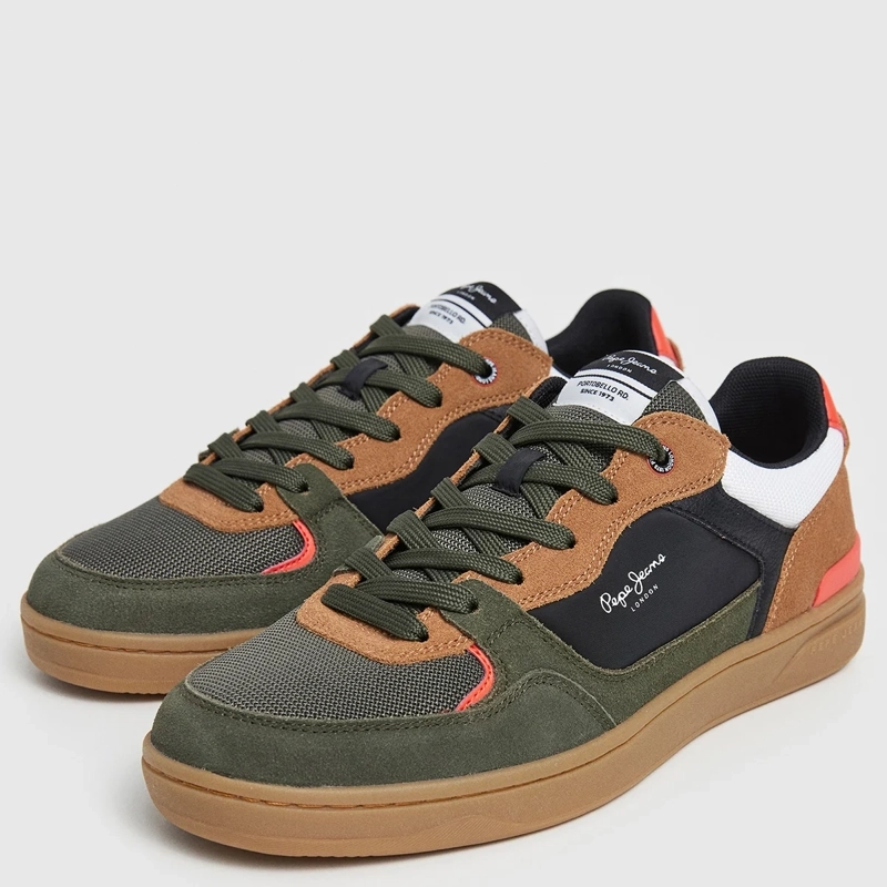 ZAPATILLAS HOMBRE PEPE JEANS  VERDE KORE SKATE - 2