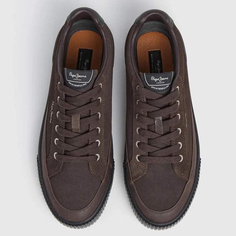 ZAPATILLAS HOMBRE PEPE JEANS  CAFÉ BEN EVOLUTION - 3