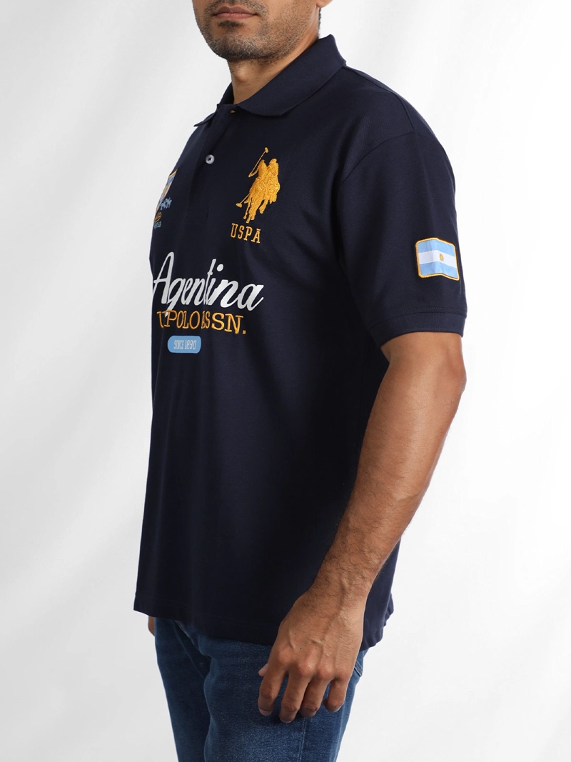 POLERA HOMBRE US POLO ASSN ALGODÓN MANGA CORTA - 3
