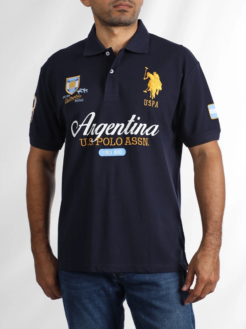 POLERA HOMBRE US POLO ASSN ALGODÓN MANGA CORTA - 1