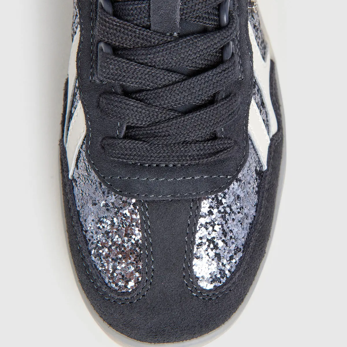 ZAPATILLAS MUJER PEPE JEANS CASUALES NEGRO BALL GLITTER - 5