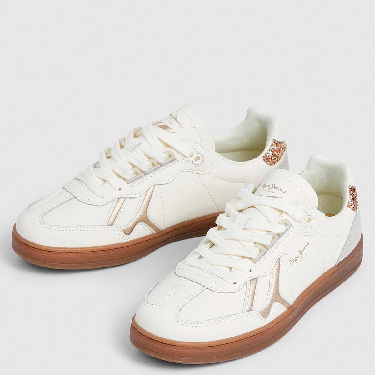 ZAPATILLAS MUJER PEPE JEANS CASUALES BLANCO BALL BASIC - 2