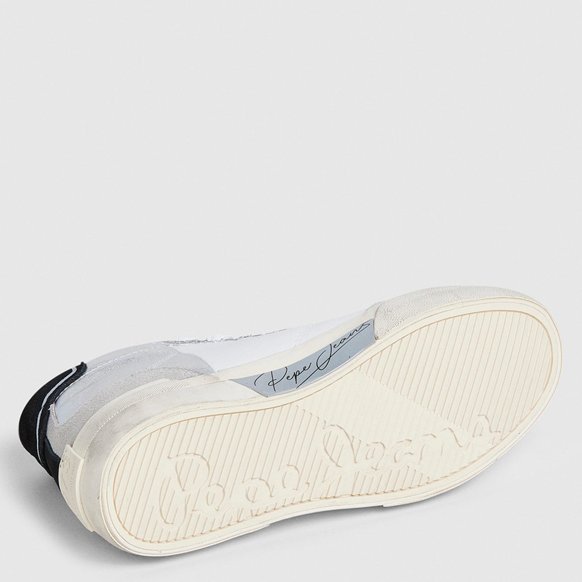 ZAPATILLAS MUJER PEPE JEANS CASUALES BLANCO MILAN DISCO  - 4