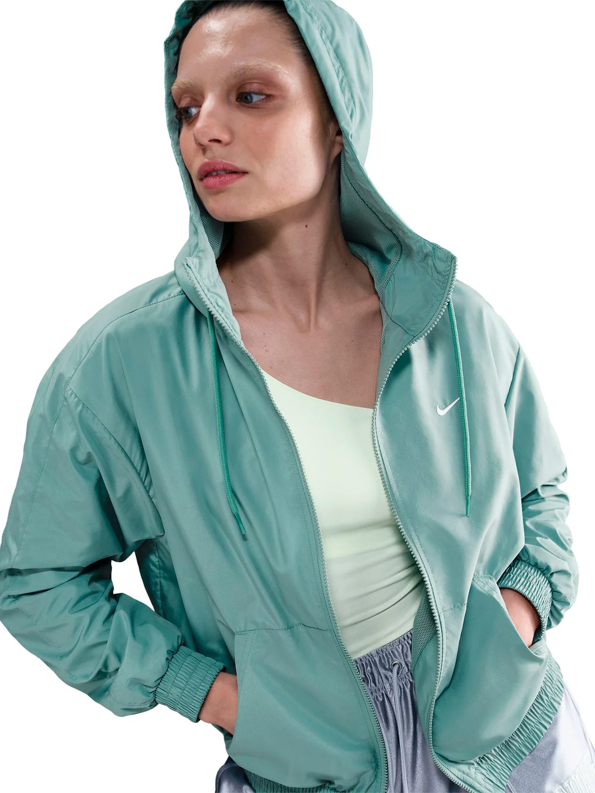 CHAQUETA CON CIERRE MUJER NIKE SPORTSWEAR CLASSIC WOVENS