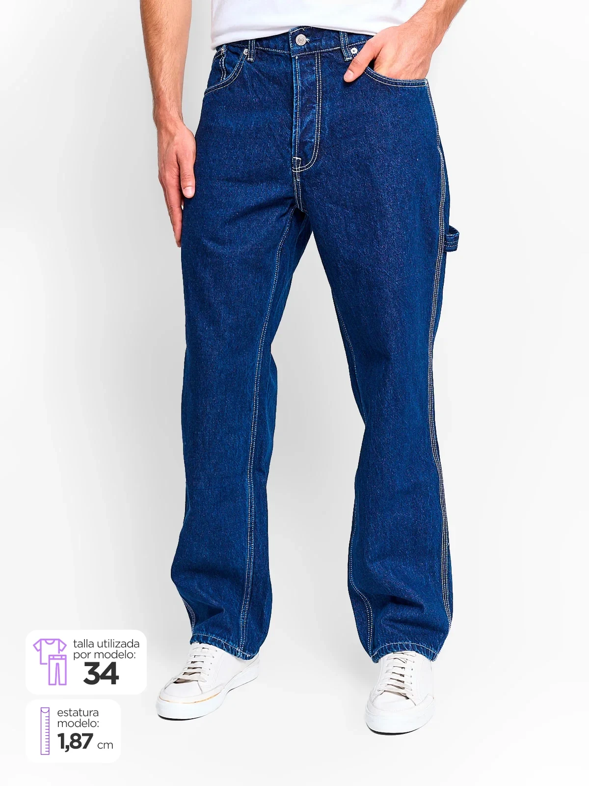 JEANS HOMBRE PEPE JEANS ALGODÓN CARPENTER - 1