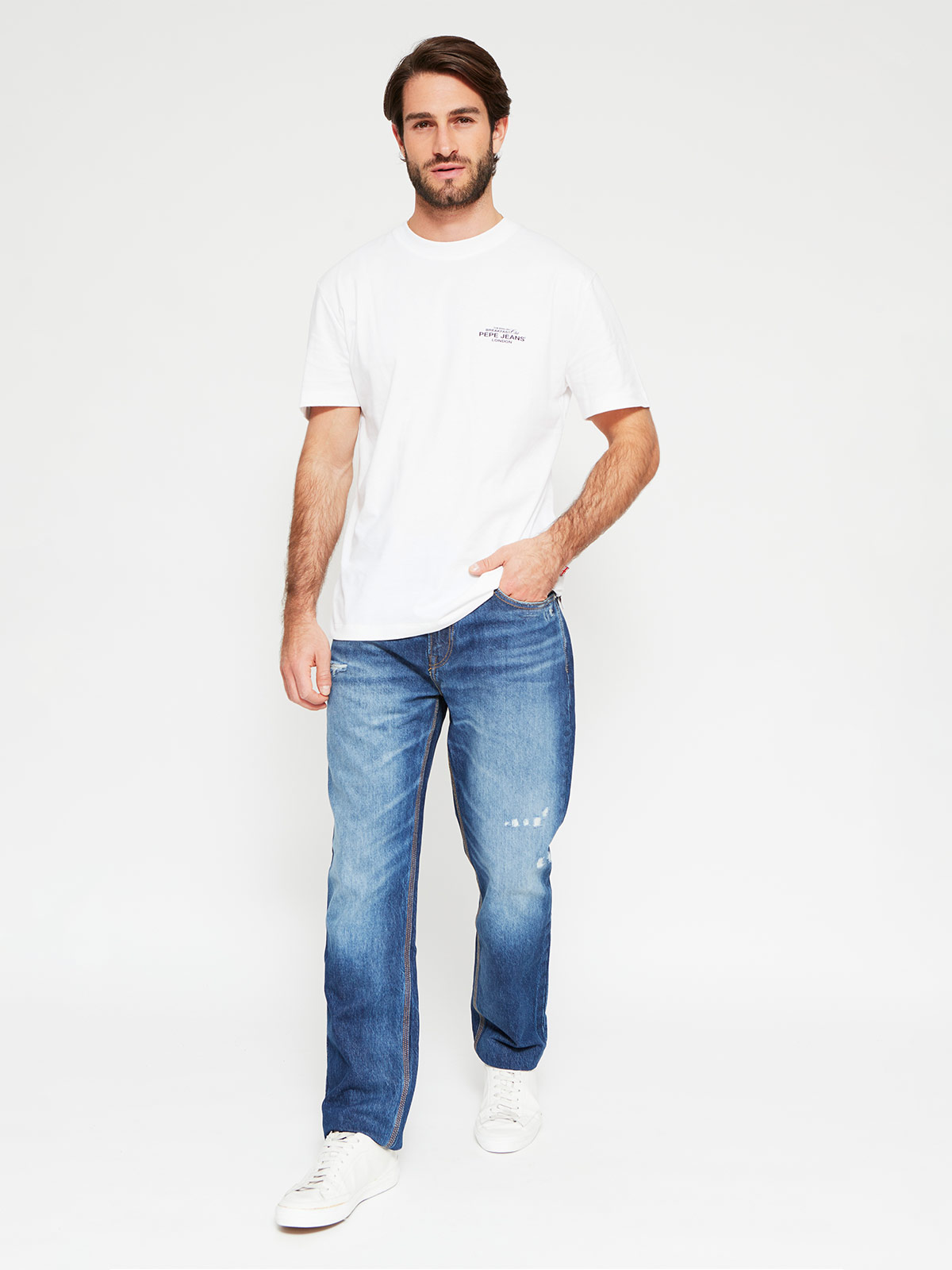 JEANS HOMBRE PEPE JEANS ALGODÓN STRAIGHT - 4